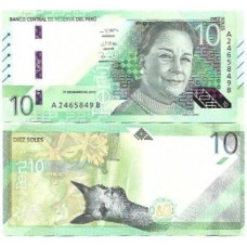 Peru  10 Soles 2019 FE P-196a