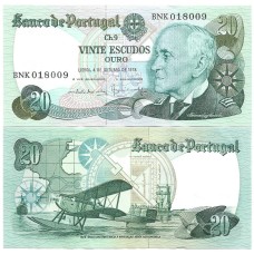 Portugal 20 Escudos 1978 FE P-176b3.2