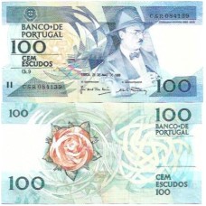 Portugal 100 Escudos 1988 FE P-179e5