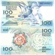 Portugal 100 Escudos 1988 FE P-179f3