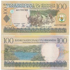 Ruanda Rwanda 100 Francs 2003 FE P-29b
