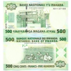 Ruanda 500 Francs 2004 FE P-30a