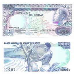 São Tomé & Príncipe 1.000 Dobras 1989 P-62 FE