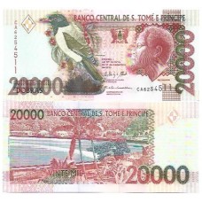 São Tomé & Príncipe 20.000 Dobras 2013 FE P-67e