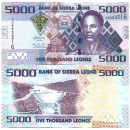 Serra Leoa 5.000 Leones 2013 FE P-32b
