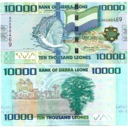 Serra Leoa 10.000 Leones 2010 P-33a FE