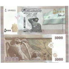 Siria Syria 5.000 Pounds 2023 FE P-118c