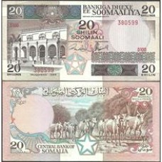 Somalia 20 Shilin 1989 FE P-33d