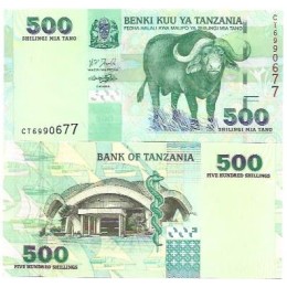 Tanzânia 500 Shilings 2003 FE P-35a