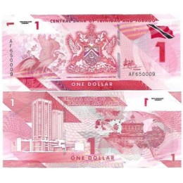 Trinidad & Tobago 1 Dollar 2020 FE P-60a Polim Trinidad & Tobago 1 Dollar 2020 FE P-60a Polim