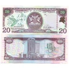 Trinidad & Tobago 20 Dollars 2002 FE P-44b