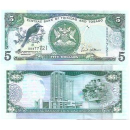 Trinidad & Tobago 5 Dollars 2006 FE P-47b
