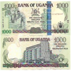 Uganda 1.000 Shillings 2009 FE P-43d