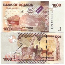 Uganda 1.000 Shillings 2021 FE P-49f