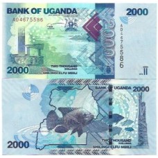 Uganda 2.000 Shillings 2010 FE P-50a