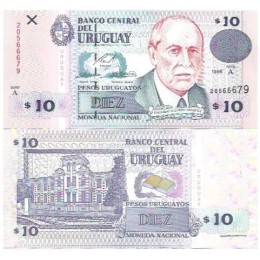 Uruguai 10 Pesos 1998 FE P-81 Uruguai 10 Pesos 1998 FE P-81