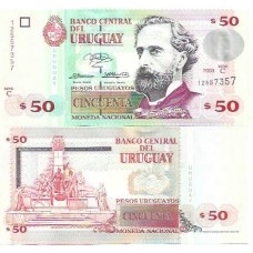 Uruguai  50 Pesos 2003 FE P-84