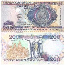 Vanuatu 200 Vatu 1995 P-8b Fe