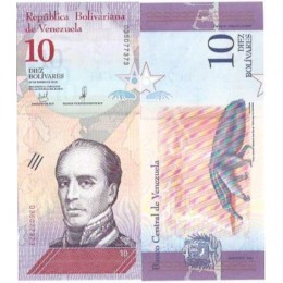 Venezuela 10 Bolivares 2018 FE P-103a