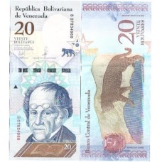 Venezuela 20 Bolívares 2018 FE P-104a