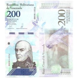 Venezuela 200 Bolivares 2018 FE P-107b Venezuela 200 Bolivares 2018 FE P-107b