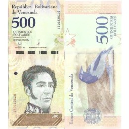 Venezuela 500 Bolivares 2018 FE P-108b