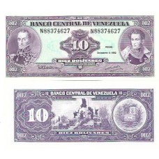 Venezuela 10 Bolívares 1992 FE P-61c