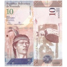 Venezuela 10 Bolívares 2013 FE P-90d