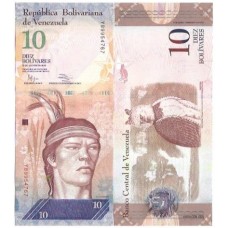 Venezuela 10 Bolívares 2014 FE P-90e1