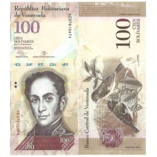 Venezuela 100 Bolivares 2013 FE P-93g2