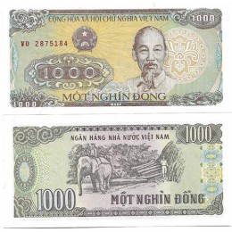 Vietnã Viet Nam 1.000 Dông 1988 P-106a1 FE