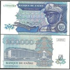 Zaire 200.000 Zaïres 1992 FE P-42a
