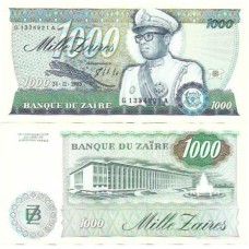 Zaire 1.000 Zaires 1985 (24.11.1985) FE P-31a