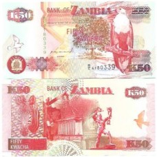 Zâmbia 50 Kwacha 1992 P-37a FE
