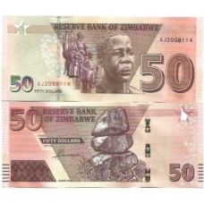 Zimbabwe 50 Dollars 2020 FE P-105a