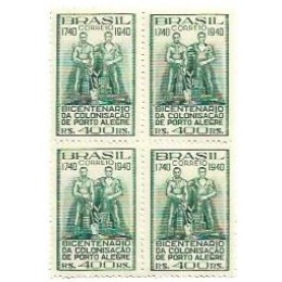1S - SC C-0156 Qdr Bic Colonização Porto Alegre/RS 1940 Mint