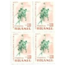 1S - SC C-0393 Qdr 2º Camp Feminino Bola ao Cesto 1957 Mint