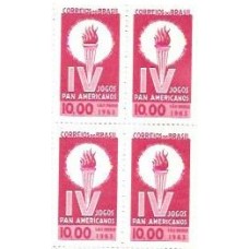 1S - SC C-0489 Qdr IV Jgs Panamericanos/SP 1963 Mint