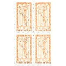 1S - SC C-0490 Qdr 15º Aniviversário Carta OEA 1963 Mint