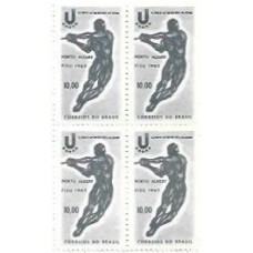 1S - SC C-0496 Qdr Jgs Universitários Porto Alegre/RS 1963 Mint