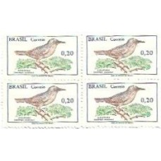 1S - SC C-0601 Qdr Pássaros Br, Uirapuru 1968 Mint