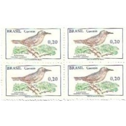 1S - SC C-0601 Qdr Pássaros Br, Uirapuru 1968 Mint