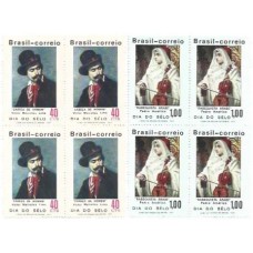 1S - SC C-0701/702 Série Qdr Pinturas Brasileiras 1971 Mint
