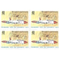 1S - SC C-0705 Qdr 1º Vôo Xavante 1971 Mint