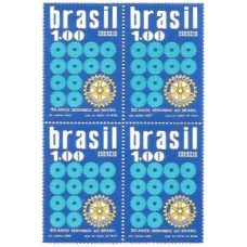 1S - SC C-0773 Qdr Cent Rotary Clube Br 1973 Mint