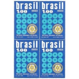 1S - SC C-0773 Qdr Cent Rotary Clube Br 1973 Mint