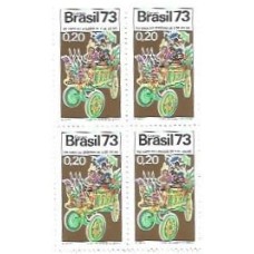 1S - SC C-0785 Qdr Acontecim Históricos, Carreta 1973 Mint