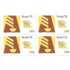 1S - SC C-0874 Qdr Recursos Econõmicos, Borracha 1975 Mint