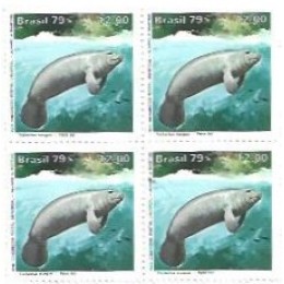 1S - SC C-1092 Qdr Proteção Natureza, Peixe-Boi 1979 Mint