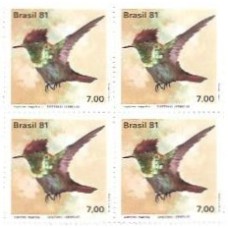 1S - SC C-1197 Qdr Fauna Br, Beija-Flores 1981 Mint